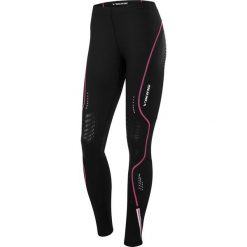 Legginsy sportowe damskie: Viking Legginsy Ingrid long czarno-różowe r. S (9501813)