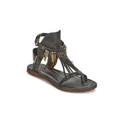 Sandały Airstep / A.S.98 RAMOS. Czarne sandały damskie marki Airstep / A.S.98, bez wzorów, bez obcasa, bez zapięcia. Za 639,00 zł.