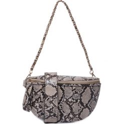 Saszetka nerka DEEZEE - RD00047 Beige. Brązowe nerki damskie DeeZee, bez wzorów, ze skóry ekologicznej, młodzieżowe, bez dodatków. Za 79,99 zł.