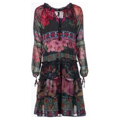 Desigual Sukienka Damska Carson 40 Wielokolorowa. Czarne sukienki damskie marki Desigual, eleganckie. W wyprzedaży za 398,00 zł.