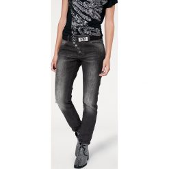 Dżinsy - Skinny fit - w kolorze antracytowym. Szare jeansy damskie Heine. W wyprzedaży za 89,95 zł.