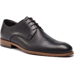 Półbuty KAZAR - Brais 27836-01-00 Black. Czarne buty wizytowe męskie Kazar, na co dzień, bez wzorów, ze skóry, biznesowe, bez zapięcia. W wyprzedaży za 429,00 zł.