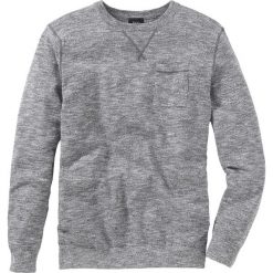 Swetry klasyczne męskie: Sweter Regular Fit bonprix dymny szary – biały melanż