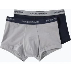 Emporio Armani - Obcisłe bokserki męskie – Parigamba pakowane po 2 szt., szary. Szare bokserki męskie Emporio Armani, bez wzorów, z bawełny. Za 129,95 zł.