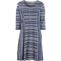 Cellbes Dżersejowa sukienka ze wzorem niebieski we wzory female niebieski/ze wzorem 34/36. Niebieskie sukienki damskie Cellbes, bez wzorów, z dżerseju, eleganckie, bez kołnierzyka, bez rękawów. Za 139,00 zł.