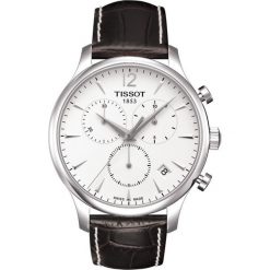 RABAT ZEGAREK TISSOT T-CLASSIC T063.617.16.037.00. Białe zegarki damskie marki TISSOT, ze stali. W wyprzedaży za 1478,40 zł.