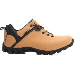 Camelowe Buty Sportowe Ultra. Brązowe buty sportowe męskie marki Born2be, ze skóry, na sznurówki. Za 119,99 zł.