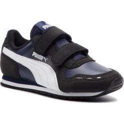 Sneakersy PUMA - Cabana Racer Sl V Ps 360732 75 Peacoat/Puma Black. Niebieskie półbuty dziewczęce marki Puma, na rzepy. Za 159,00 zł.