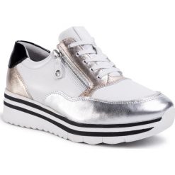 Sneakersy TAMARIS - 1-23707-24 White Comb 197. Białe półbuty damskie Tamaris, ze skóry ekologicznej. Za 349,00 zł.