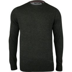 Grafitowy Sweter Męski z Okrągłym Dekoltem -BRAVE SOUL SWBRSAW18RADIUMcharcoal. Szare swetry męskie Brave Soul, m, bez wzorów, z bawełny, wizytowe, z okrągłym kołnierzem, bez kaptura. Za 79,00 zł.