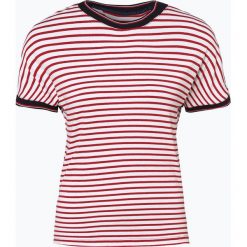 Tommy Jeans - T-shirt damski, czerwony. Czerwone t-shirty damskie marki Tommy Jeans, l, w paski, z jeansu. Za 129,95 zł.