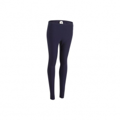 Legginsy Slim Gym & Pilates Salto 100 damskie. Niebieskie legginsy sportowe damskie DOMYOS, l, z bawełny. Za 19,99 zł.