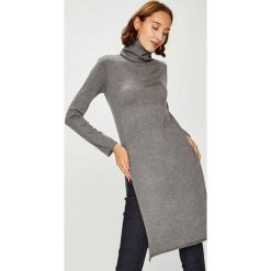 Answear - Sweter. Szare swetry klasyczne damskie ANSWEAR, l, z dzianiny, z golfem. W wyprzedaży za 139,90 zł.
