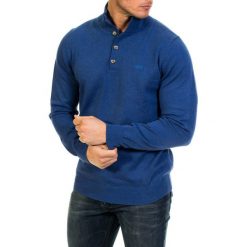 Golfy męskie: Sweter w kolorze niebieskim