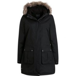 Regatta SCHIMA II Parka black. Czarne kurtki sportowe damskie marki Regatta, z materiału. W wyprzedaży za 383,20 zł.