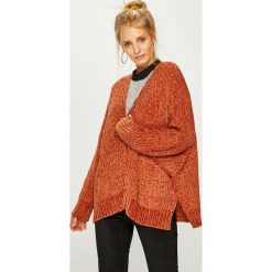 Answear - Sweter. Szare kardigany damskie ANSWEAR, l, z dzianiny. Za 129,90 zł.