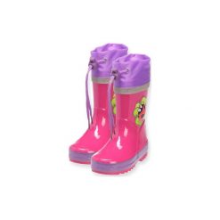 Playshoes Kalosze Biedroneczka - różowy/pink. Różowe buciki niemowlęce marki Playshoes, z bawełny. Za 69,00 zł.