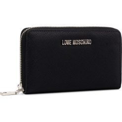 Duży Portfel Damski LOVE MOSCHINO - JC5559PP16LQ0000 Nero. Czarne portfele damskie Love Moschino, bez wzorów, ze skóry ekologicznej. Za 349,00 zł.