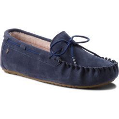 Kapcie EMU AUSTRALIA - Amity Teens T11445 Midnight. Niebieskie sandały dziewczęce EMU Australia, z wełny, bez zapięcia. W wyprzedaży za 199,00 zł.