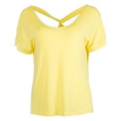S.Oliver T-Shirt Damski 36, Żółty. Żółte koszulki damskie marki S.Oliver, s, bez wzorów, bez kołnierzyka, bez rękawów. W wyprzedaży za 65,00 zł.