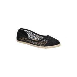 Espadryle Jezzi Baleriny koronkowe 02TX76720. Czarne baleriny damskie marki Jezzi, z koronki. Za 35,99 zł.