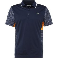 Lacoste Sport TENNIS Koszulka sportowa navy blue/white/pomelo. Niebieskie koszulki sportowe męskie Lacoste Sport, m, z materiału. Za 379,00 zł.