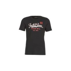 T-shirty z krótkim rękawem Jack Jones JJELOGO. Czarne t-shirty męskie Jack & Jones, s, bez wzorów, bez kołnierzyka, krótkie. Za 41,30 zł.
