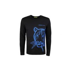 T-shirty z długim rękawem Versace Jeans B3GQA771 / Embroid 32 Slim ML. Czarne t-shirty męskie Versace Jeans, m, bez wzorów, z jeansu, bez kołnierzyka, długie. Za 349,00 zł.