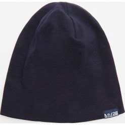 Czapka męska - Granatowy. Niebieskie czapki męskie Cropp, bez wzorów. Za 29,99 zł.
