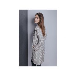 Kardigan Simple Diamond. Szare płaszcze damskie Hello rabbit, bez wzorów, z jeansu. Za 149,00 zł.