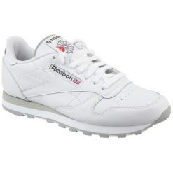 Reebok Classic Lthr 2214 46 Białe. Białe buty sportowe męskie marki Reebok, ze skóry, bez zapięcia, reebok classic. W wyprzedaży za 289,99 zł.
