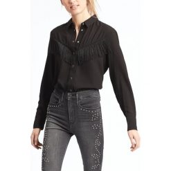 Levi's Selita Western Koszula Czarny. Czarne bluzki damskie Levi's®, s, bez wzorów, z wiskozy, bez kołnierzyka, z długim rękawem. Za 343,95 zł.