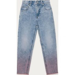 GAP - Jeansy dziecięce 128-176 cm. Różowe jeansy dziewczęce GAP, bez wzorów, z bawełny, z podwyższonym stanem. Za 219,90 zł.