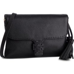 Torebka TORY BURCH - Mcgraw Flap Cross-Body 53163 Black 001. Czarne listonoszki damskie Tory Burch, bez wzorów, ze skóry, eleganckie, na ramię, bez dodatków. W wyprzedaży za 999,00 zł.