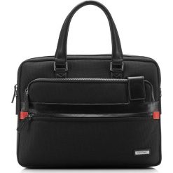Torba na laptopa 85-3U-202-13. Czerwone torby na laptopa Wittchen, w paski, biznesowe. Za 199,00 zł.