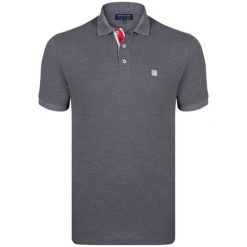 Giorgio Di Mare Koszulka Polo Męska gi9656172 M Ciemnoszara. Szare koszulki męskie Giorgio di Mare, m, bez wzorów, bez rękawów. Za 119,00 zł.