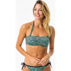 Góra kostiumu kąpielowego LAURA FOLY damska. Niebieskie t-shirty damskie OLAIAN, bez wzorów, z elastanu, bez rękawów. Za 49,99 zł.