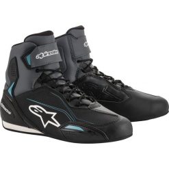 Buty turystyczne STELLA FASTER-3 ALPINESTARS kolor czarny/niebieski/szary, rozmiar 11,5. Szare buty sportowe damskie Alpinestars, bez wzorów, z gumy, sportowe. Za 569,00 zł.