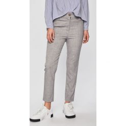 Answear - Spodnie. Szare spodnie damskie ANSWEAR, s, bez wzorów, z elastanu. W wyprzedaży za 49,90 zł.