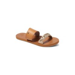 Klapki Roxy Tess - Chanclas. Brązowe crocsy damskie Roxy. Za 123,12 zł.