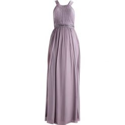 Luxuar Fashion Suknia balowa steingrau. Szare sukienki damskie marki Luxuar Fashion, bez wzorów, z poliesteru, wizytowe, bez kołnierzyka, bez rękawów. W wyprzedaży za 681,85 zł.