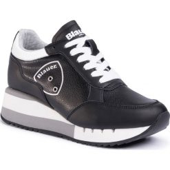 Sneakersy BLAUER - S0CHARLOTTE05/LEA Black. Czarne półbuty damskie Blauer, ze skóry. W wyprzedaży za 479,00 zł.