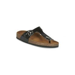 Japonki LPB Shoes ZELDA. Czarne klapki damskie marki LPB Shoes, bez wzorów, bez obcasa. Za 109,00 zł.