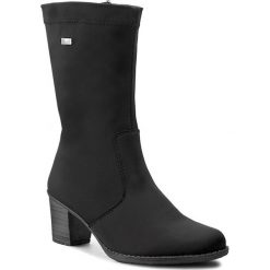 Buty zimowe damskie: Kozaki RIEKER – Z7652-00 Black