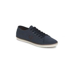 Buty Fred Perry Kingston Bedford Corduroy. Czarne trampki męskie Fred Perry, bez wzorów, bez zapięcia. Za 319,20 zł.