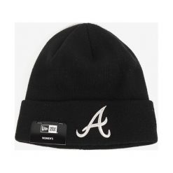 New Era Atlanta Braves Czapka Czarny. Czarne czapki męskie New Era, bez wzorów, z materiału. Za 119,95 zł.