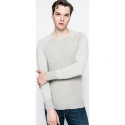 Blend - Sweter. Szare swetry męskie Blend, xl, bez wzorów, z bawełny, z okrągłym kołnierzem, bez kaptura. W wyprzedaży za 34,90 zł.
