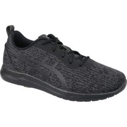 Asics Kanmei 2 1021A011-021 47 Czarne. Czarne buty sportowe męskie Asics, z tkaniny, bez zapięcia, do biegania. W wyprzedaży za 209,99 zł.
