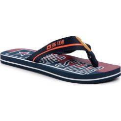 Japonki BIG STAR - FF174471 Navy. Niebieskie klapki męskie BIG STAR, bez wzorów, z tworzywa sztucznego. Za 59,00 zł.