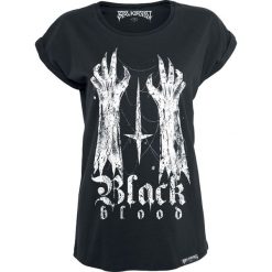 Black Blood Severed Arms Koszulka damska czarny. Czarne bluzki nietoperze marki Black Blood, l, z nadrukiem, z jersey, z okrągłym kołnierzem. Za 79,90 zł.